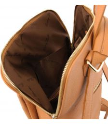 Γυναικεία Τσάντα Πλάτης - Ώμου Δερμάτινη TL141682 Κονιάκ Tuscany Leather