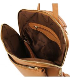 Γυναικεία Τσάντα Πλάτης - Ώμου Δερμάτινη TL141682 Κονιάκ Tuscany Leather