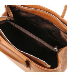 Γυναικεία Τσάντα Δερμάτινη Camelia TL141728 Κονιάκ Tuscany Leather