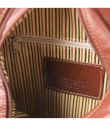 Γυναικείο Τσαντάκι Δερμάτινο Shanghai TL140963 Μαύρο Tuscany Leather