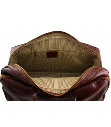 Δερμάτινος  Σάκος Ταξιδίου Trolley Bora Bora L Καφέ σκούρο Tuscany Leather