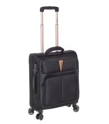 Βαλίτσα Καμπίνας με 4 Ρόδες Diplomat ZC 6101-S Μαύρο