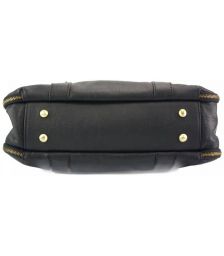 Δερμάτινη Τσάντα Ώμου Tote Iéna Firenze Leather 7555 Μαύρο