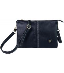 Χιαστί Τσαντάκι Ώμου Aurora Thiros 28-0896 Black