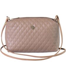 Καπιτονέ Χιαστί Τσαντάκι Glam Thiros 03-0031X Mocha