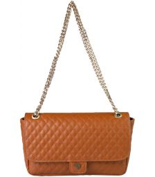 Καπιτονέ Τσαντάκι Ώμου Glam Thiros 03-1224 Tan Brown