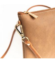 Τσάντα Χιαστί Bella Thiros 34-3105 Dark Tan Brown