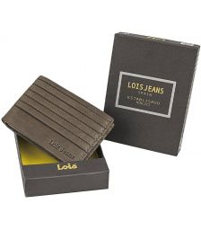 Πορτοφόλι Ανδρικό Δερμάτινο Lois 202286-03 Καφέ Ανοιχτό