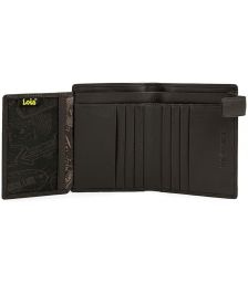 Πορτοφόλι Ανδρικό Δερμάτινο Lois 202332-02 Καφέ