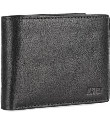 Πορτοφόλι Ανδρικό Δερμάτινο Jaslen Μαύρο 204211-01