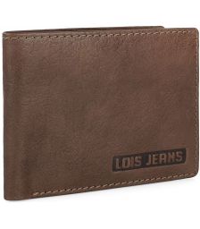 Πορτοφόλι Ανδρικό Δερμάτινο Lois 201401-02 Καφέ Ανοιχτό