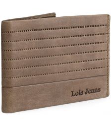 Πορτοφόλι Ανδρικό Δερμάτινο Lois 202207-03 Καφέ Ανοιχτό