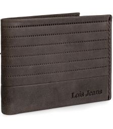 Πορτοφόλι Ανδρικό Δερμάτινο Lois 202211-02 Καφέ