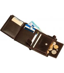 Πορτοφόλι Ανδρικό Δερμάτινο Lois 202621-02 Καφέ