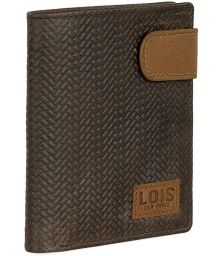 Πορτοφόλι Ανδρικό Δερμάτινο Lois 202720-02 Καφέ