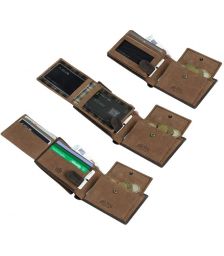 Πορτοφόλι Ανδρικό Δερμάτινο Lois 202812-02 Καφέ