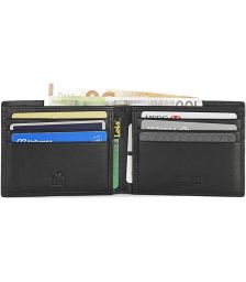 Πορτοφόλι Ανδρικό Δερμάτινο Lois 205287-01 Μαύρο