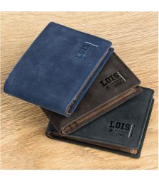 Πορτοφόλι Ανδρικό Δερμάτινο Lois Καφέ 202801-02