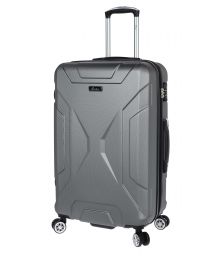 Βαλίτσα Σκληρή Μεσαία 4 Ρόδες Stelxis ST 525-M Γκρι