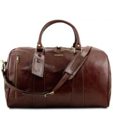 Σάκος Ταξιδίου Δερμάτινος TL Voyager L Tuscany Leather TL141794 Καφέ