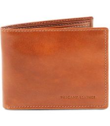 Ανδρικό Δερμάτινο Πορτοφόλι Tuscany Leather TL140763 Μελί