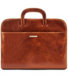 Επαγγελματική Τσάντα Δερμάτινη Sorrento Tuscany Leather TL141022 Μελί