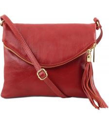 Γυναικείο Τσαντάκι Δερμάτινο TL Young Bag Tuscany Leather TL141153 Κόκκινο