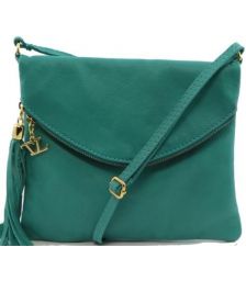 Γυναικείο Τσαντάκι Δερμάτινο TL Young Bag Tuscany Leather TL141153 Πετρόλ