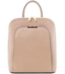 Τσάντα Πλάτης Δερμάτινη TL Bag Tuscany Leather TL141631 Nude