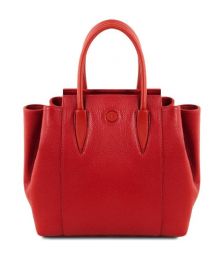 Γυναικεία Τσάντα Δερμάτινη Tulipan Tuscany Leather TL141727 Κόκκινο lipstick