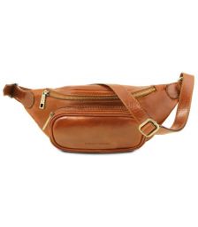 Ανδρικό Τσαντάκι Μέσης Δερμάτινο Tuscany Leather TL141797 Μελί