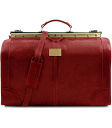 Ιατρική Τσάντα Δερμάτινη Madrid Large Tuscany Leather TL1022 Κόκκινο