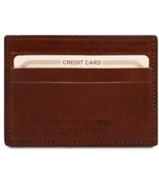 Δερμάτινη θήκη για Επαγγελματικές / Πιστωτικές κάρτες Tuscany Leather TL140805 Καφέ