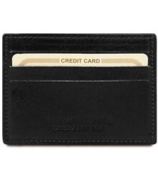 Δερμάτινη θήκη για Επαγγελματικές / Πιστωτικές κάρτες Tuscany Leather TL140805 Μαύρο