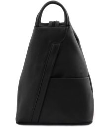 Γυναικείο Τσαντάκι Δερμάτινο Shanghai Tuscany Leather TL141881 Μαύρο