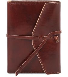 Σημειωματάριο Δερμάτινο Tuscany Leather TL142027 Καφέ