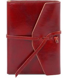 Σημειωματάριο Δερμάτινο Tuscany Leather TL142027 Κόκκινο