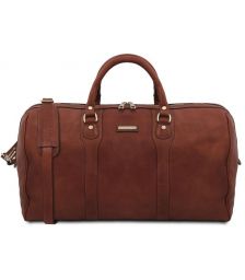 Σάκος Ταξιδίου Δερμάτινος Oslo Tuscany Leather TL141913 Καφέ