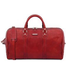 Σάκος Ταξιδίου Δερμάτινος Oslo Tuscany Leather TL141913 Κόκκινο