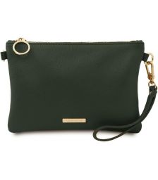 Γυναικείο Τσαντάκι Δερμάτινο Tuscany Leather TL142029 Κυπαρισσί