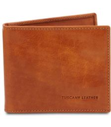 Δερμάτινη θήκη για Επαγγελματικές / Πιστωτικές κάρτες Tuscany Leather TL142055 Μελί