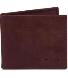 Δερμάτινη θήκη για Επαγγελματικές / Πιστωτικές κάρτες Tuscany Leather TL142055 Καφέ σκούρο