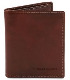 Ανδρικό Πορτοφόλι Δερμάτινο Tuscany Leather TL142064 Καφέ