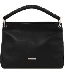 Γυναικεία Τσάντα Δερμάτινη Tuscany Leather TL142087 Μαύρο