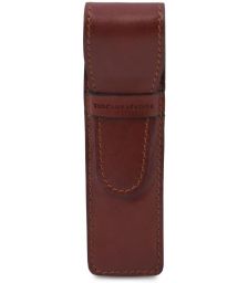 Δερμάτινη θήκη μονή για στυλό / πένα Tuscany Leather TL142131 Καφέ