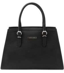 Γυναικεία Τσάντα Δερμάτινη Tuscany Leather TL142147 Μαύρο