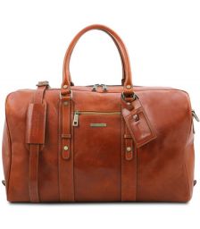 Σάκος ταξιδίου δερμάτινος TL Voyager Tuscany Leather TL142140 Μελί