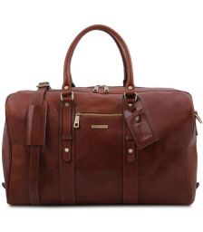 Σάκος ταξιδίου δερμάτινος TL Voyager Tuscany Leather TL142140 Καφέ