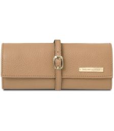Δερμάτινη θήκη για Κοσμήματα Tuscany Leather TL142193 Σαμπανιζέ