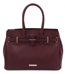 Γυναικεία Τσάντα Δερμάτινη Tuscany Leather TL142174 Μπορντώ